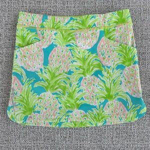 Polo Ralph Lauren RLX Toddler Girls Size 5 Pineapple Print Skort
